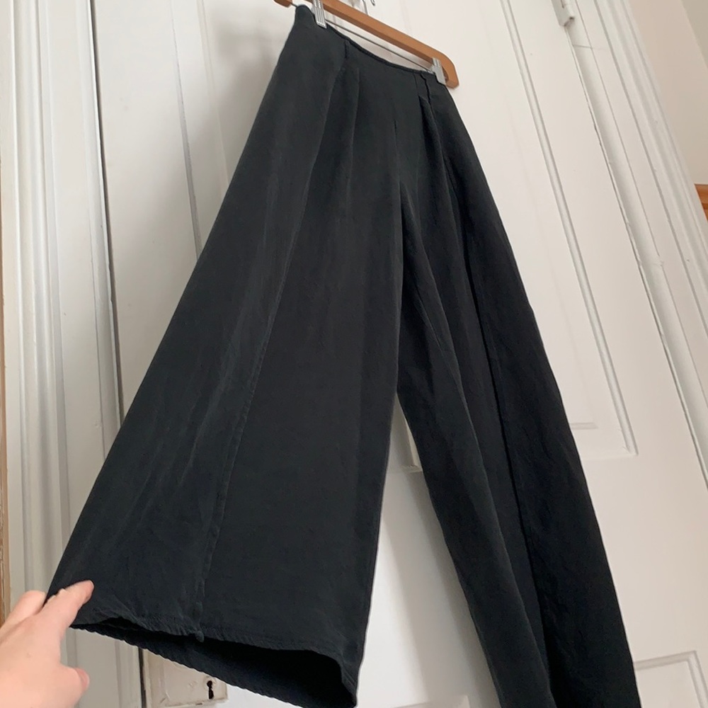 Silk palazzo pants